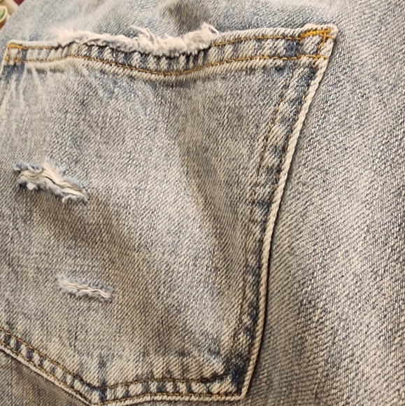 NEW Anthropologie Pistola Presley High Waist Relaxed Boyfriend Jeans Distressed - Picture 9 of 16